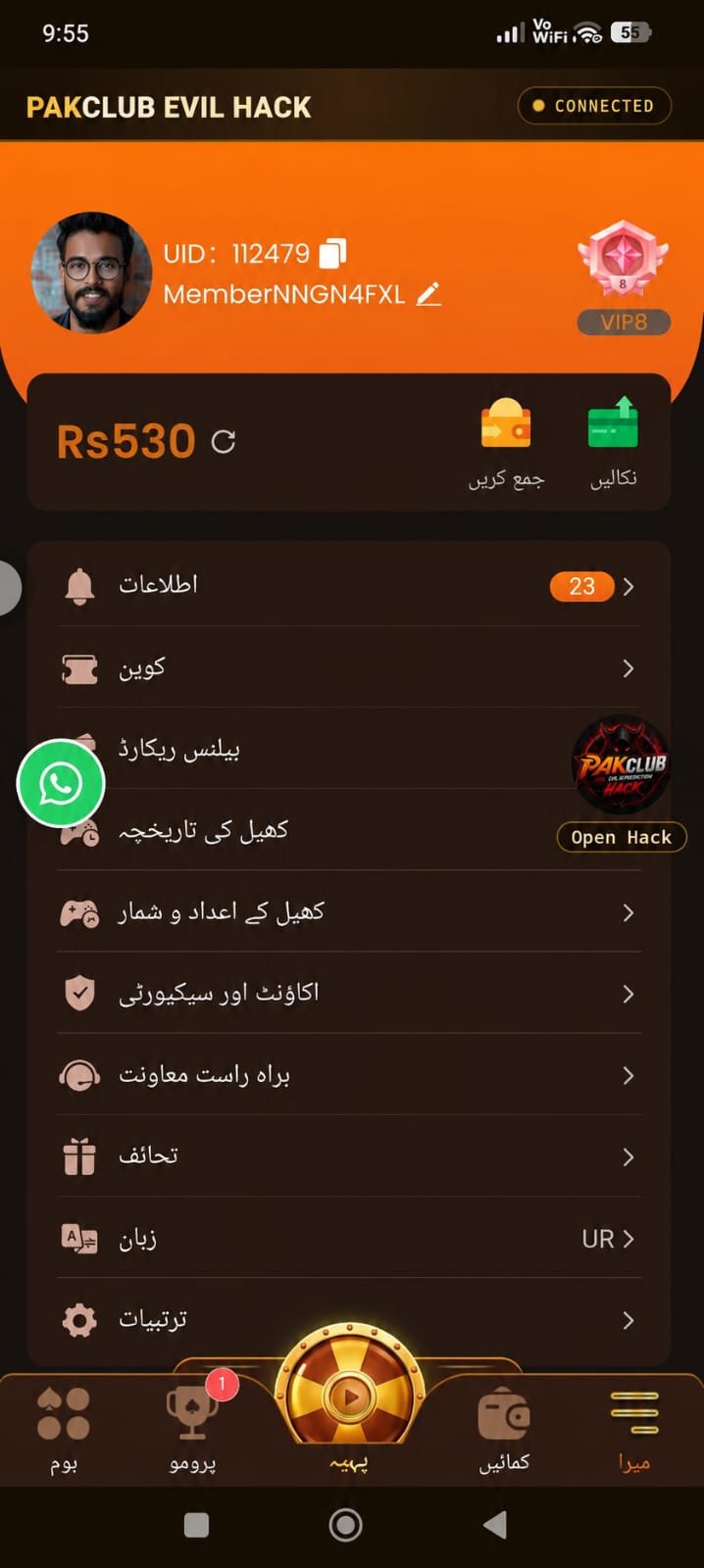 AI prediction application screenshot